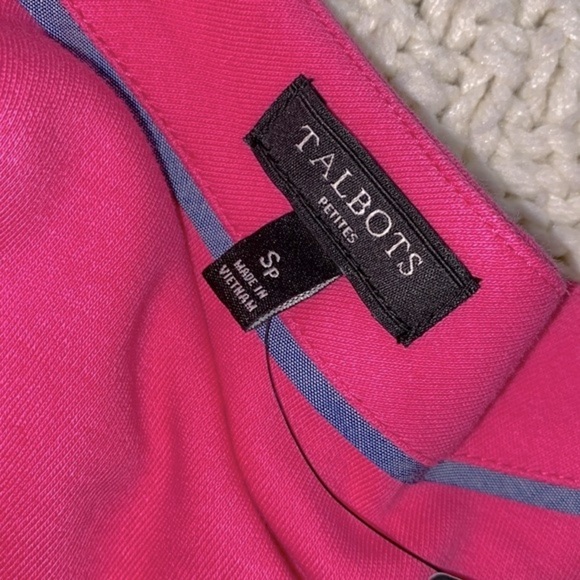 Talbots pink dress small petite new with tags - Picture 4 of 9